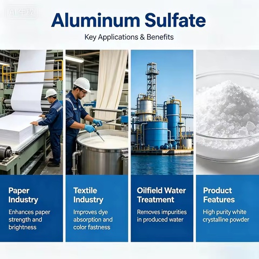 Industrial Grade Iron Free Ammonium Aluminumsulfate Powder for Paper Industry