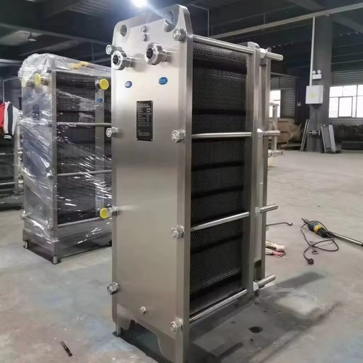 SUS316L Stainless Steel Detachable Plate Heat Exchanger Tube Evaporation Clamping Ends Refrigeration Parts