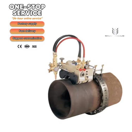 WY Brand Manufacture High-Efficiency CG2-11 Pipe Cutting Machine Servo-Motor Gas Cutter >108MM Cutting Range High-Accuracy