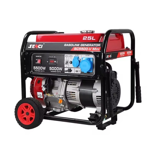 Gas Generation Equipment 5KW Portable Gasoline Generator 220V 50hz with Remote Start