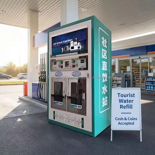 YISO Factory price commercial 24-hour fully automatic RO purification water refilling station Fresh pure water vending machine