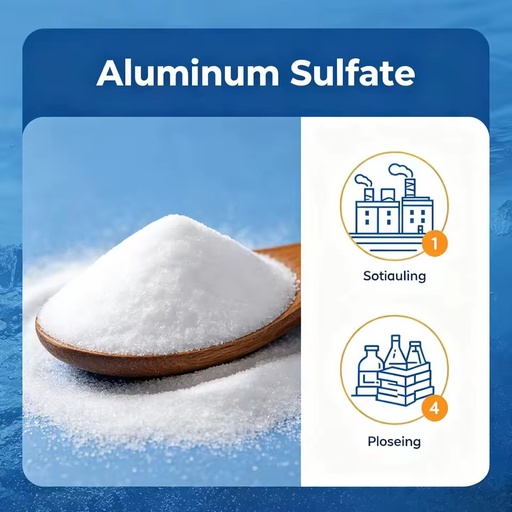 Iron-free Flakes Aluminium Sulfate Al2(so4)3 Aluminum Sulfate Manufacturer