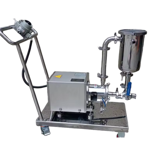 High Speed Stainless Steel Shear Mixing Homogenizing Emulsion Machine with Motor for Milk/Liquid/Powder Customizable Capacity