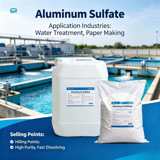 Factory Price Aluminum Sulfate Fertilizer 16%-17% Granular/Flakes/Powder
