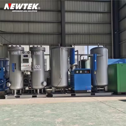 NTK-5P 99% Gas Generation Equipment PSA Oxygen Generator On-site Installation Free Services Featuring Pump Engine Motor Gear PLC