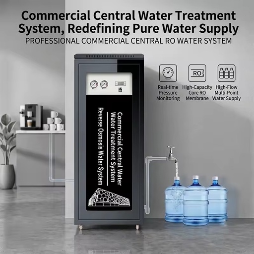 High Flow 1200G Commercial Central Reverse Osmosis Water Purifier 5-Stage Filter RO System