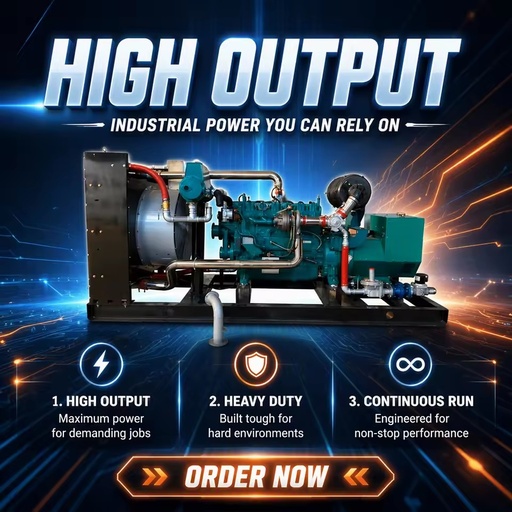 EPA Cummins Weichai 200KW Methane LPG Biogas Natural Gas AC Single High Energy Ignition Fuel Saving 50/60Hz Efficiency Generator