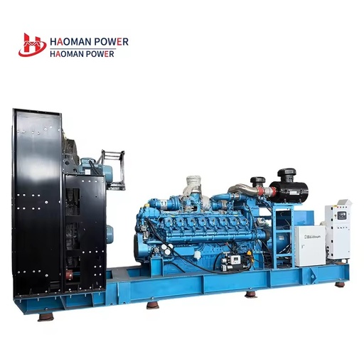 1000kw 1250kVA Methanol Natural Gas Biogas Gas High-Power Gas Generator Set Electric Start 380V Water Cooled Silent Canopy Type