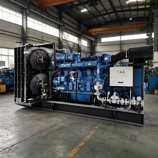 Hot Selling Industrial Gas Generator Set Open Type 600kw 800kw 1000kw Natural Gas Generation Equipment