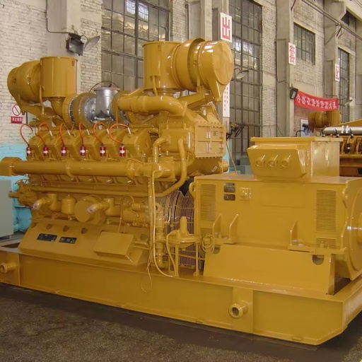 700KW 875kva Biogas/Natural Gas Generator Set Brushless Excitation Type for Syngas Biomass Fuel Power Station
