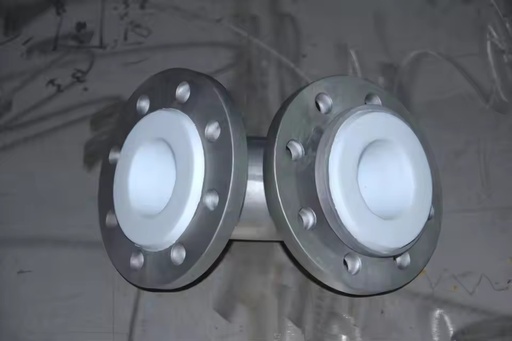 PTFE Lined Stainless Steel Elbow Corrosion Resistant Pipe Fitting for Chemical Industry Acid Transfer