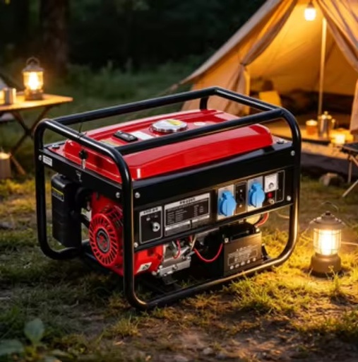 4kW Gasoline Generator 4000W Open Frame Portable Petrol Generator Manual Start Gas Generator for Home Emergency Outdoor Power
