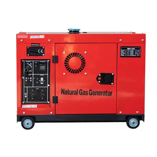 10KW 380V Single Phase Natural Gas Generator Portable Mini