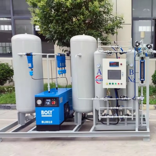 Professional Customization 60Nm3/hr 99.95%purity Nitrogen Gas Generating Device for Heat Treatment