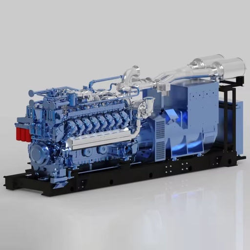 The 50Hz V-type 16-cylinder 1067KW Associated Gas Generator Set for Oilfield Gas Extraction