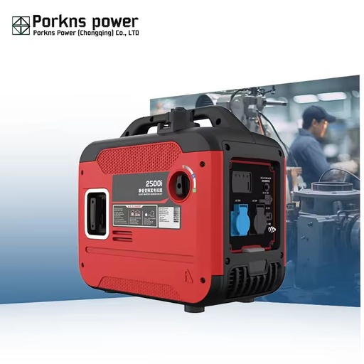 Next Generation 5000w 6000w 4-Stroke Electric Start 220 Volt Rechargeable Portable Gas Silent Generator Inverter Ready to Ship