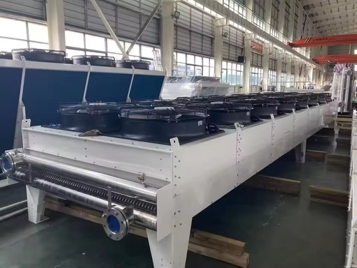 High-Performance Flat Plate Dry Cooling System Water Glycol dry cooler for Power Plant Genset & Gas Engine Compatible