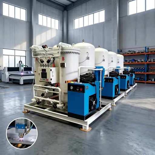 20Nm3/hr 99.99% Nitrogen Generator Produce Nitrogen Gas Laser Cutting