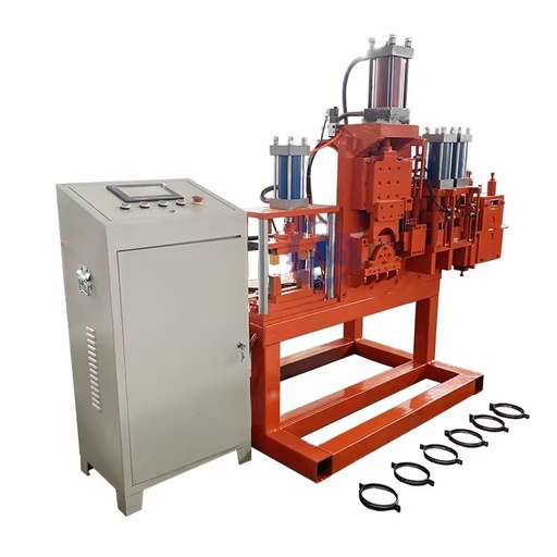 High Speed CNC Clamp Making Machine With Punching U Type/C Style Metal Hoop Clamp Making Machine