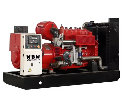 100KW Six Cylinder Cummins Engine Biogas/Natural Gas Generator 50Hz 3 Phase Heavy Duty Genset