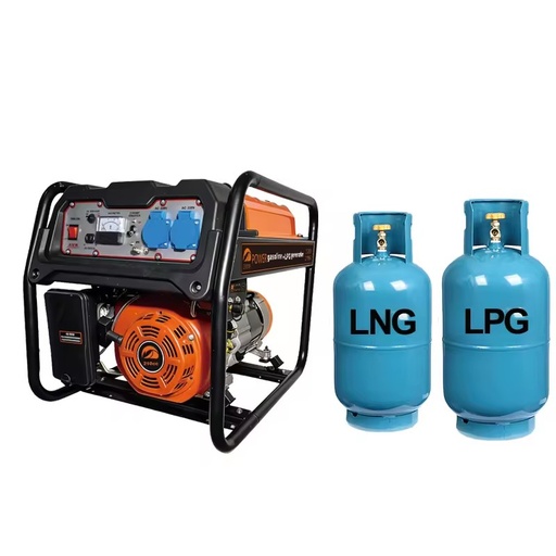3.5kW 6.5kW LPG/NG Dual-Fuel Quiet Natural Gas/Gasoline Home Portable Power Inverter Generator