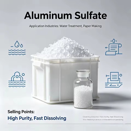Chemical Coagulant Aluminum Sulfate Nsf Dyeing Auxiliary Agent