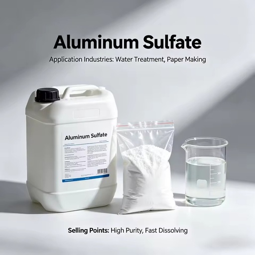 High Quality Industrial Grade Potassium Aluminum Sulfate Powder Easy Handling & Storage for Large-Scale Use