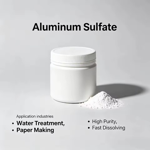 Industrial Chemical Raw Material 50kg Aluminum Sulfate Concrete Additive