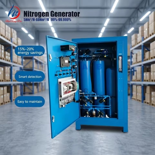 PSA Nitrogen Generator 30 Standard Cubic Meters 99.9% High Quality for Fresh Keeping Gas Separator