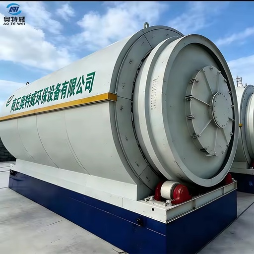Professional 50 Tons Per Day Petroleum Waste Oily Drilling Cuttings Scrap Rubber Turn to Fuel Oil Pyrolysis System Machine