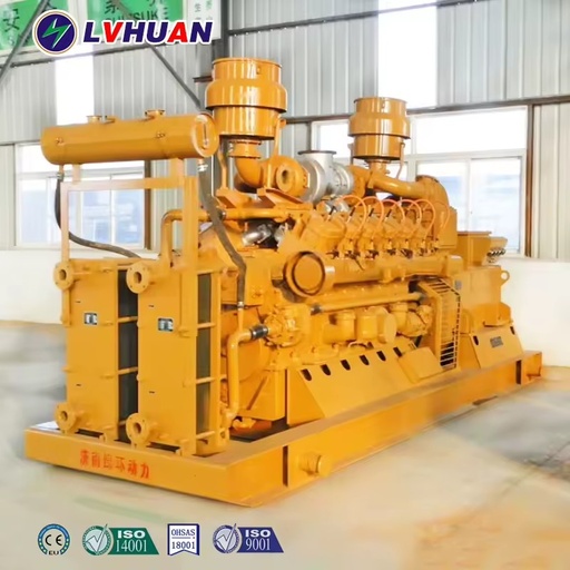 CCPP Combined Cycle Power Plant 1MW Natural Gas Generator Used Gas Turbine LHNG600 Water Cooled 24V DC 50/60Hz 0.8