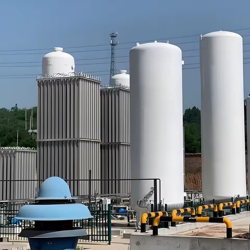 Complete Industrial Gas Station for Storage Processing and Cylinder Filling