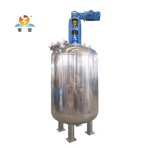 304/316L Stainless Steel Jacketed Reactor with Agitator for Chemical Synthesis