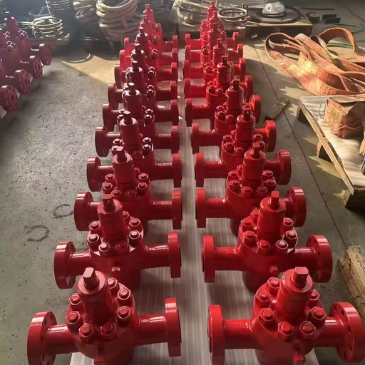 Standard API 6A Water Injection Wellhead Choke Manifold Assembly Flow Control Positive Plug Valve Choke Valve Slab Gate Valve