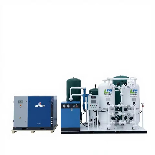 High Purity N2/O2 Oxygen Nitrogen Gas Production Generator Plant with 220V Motor and Pump High Automation Filling Cylinder