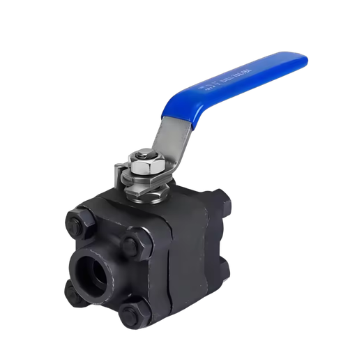 High pressure 1-2 inch 800 pound forged steel A105 material three piece ball valve with high quality