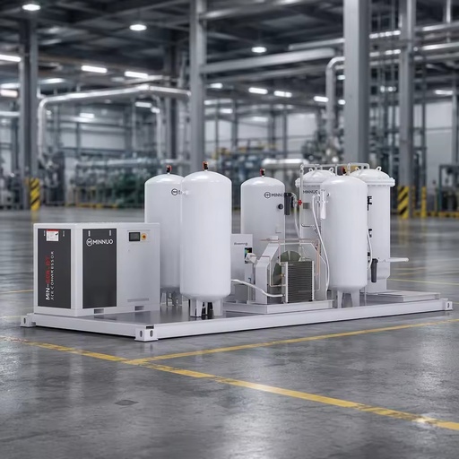 High Efficiency Industrial PSA Nitrogen Generator Stable N2 Supply for Powder Metallurgy Process