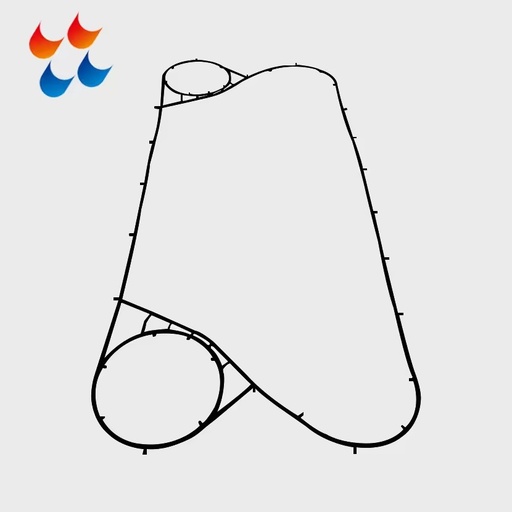 SIGMA M106/SIGMA M136/SIGMA M156 Replacement NBR EPDM Gasket Clip-on for Plate Heat Exchanger