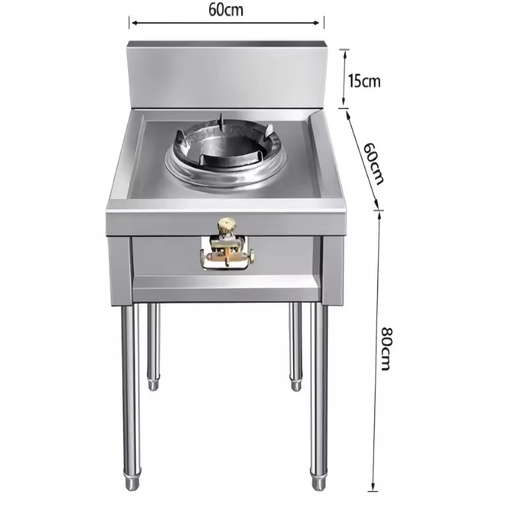 Commercial Stainless Steel Countertop Gas Liquefied Petroleum Gas Single Double Burner Kitchen Restaurant Electronic Gas Stove