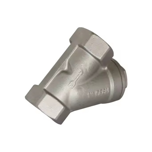 Stainless Steel Screwed End Filter, GL11W-16P 304 / 316L Strainer Valve for Reverse Osmosis Pipes,Internal Thread