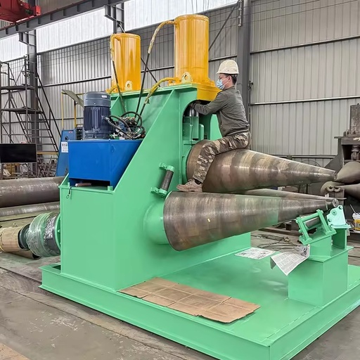 Sheet Metal Cone Rolling Machine,three-roll Hydraulic Conical Plate Roll Forming Machine,30mm Maximum Thickness, 1600mm Length