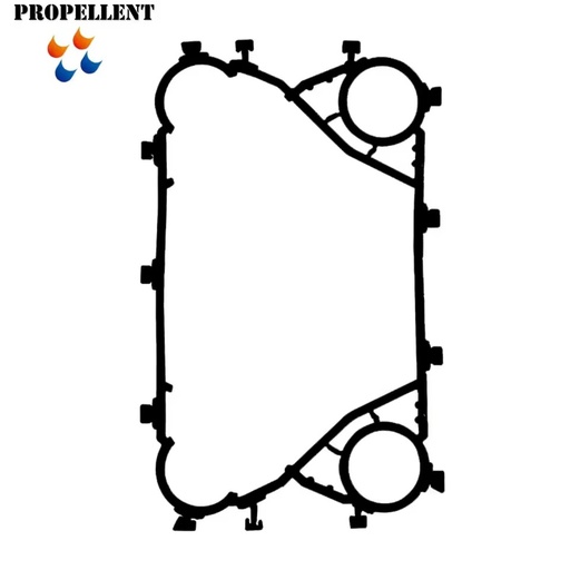 NBR EPDM Sondex S9a Plate Heat Exchanger Gaskets for Paper Pulp Water Cooling