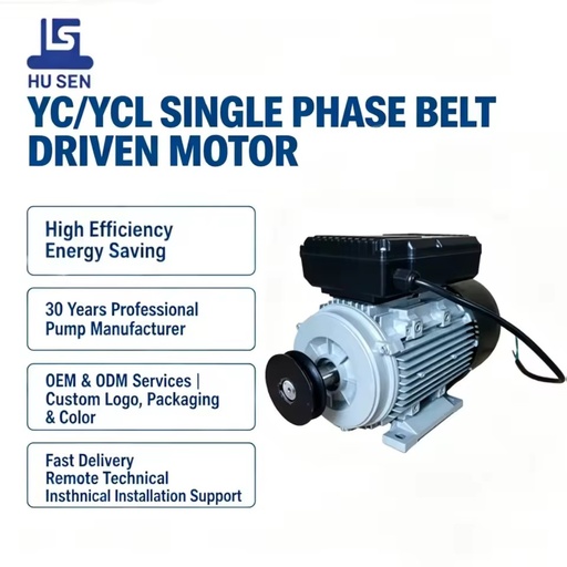 Most Popular High Quality Cast Iron Enclosed AC Single Phase Asynchronous Motor 1.1KW 220V 50Hz Foot Mount
