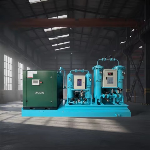 Filling Station Gas Generator PSA Oxygen Generator with Siemens PLC 3-200nm3/h Capacity 93-95% Purity Adjustable Pressure