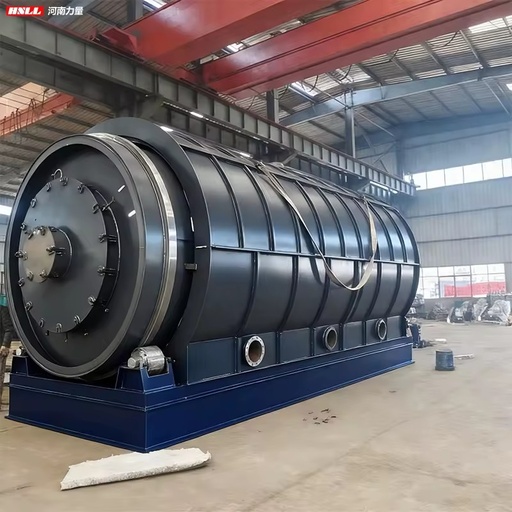High Speed End of Life Tires Petroleum Sludge Post Consumer Plastics Convert Into Fuel Oil with Waste Plastic Pyrolysis Machine