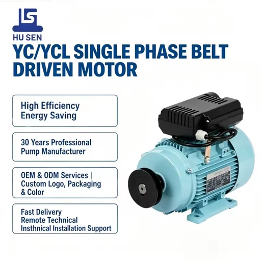 Factory Direct Sale Electric Double Capacitor Single Phase AC Asynchronous Motor 220V 1.5kW 2800RPM
