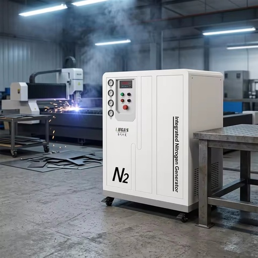 Skid-mountable Mini Nitrogen Generator, High-purity, Specially Designed for Laser Cutting, with CE Certification.