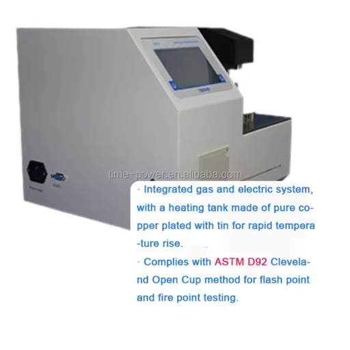 Laboratory Professional Automatic Cleveland Automatic Open Cup Flash Point Tester with Forced Air Cooling