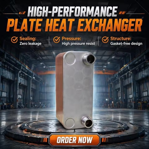 Brazed Plate Heat Exchanger Nickel Plate Type Competitive Price Motor Engine Seawater Battery Cooling System New Brand