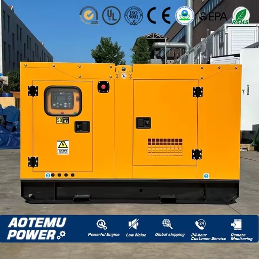 Factory Price Silent diesel Genset 20kw 25kw 30kva 60kva 80kw 100kw 200kva 400kva 3 Phase Alternator Power Plant Generator